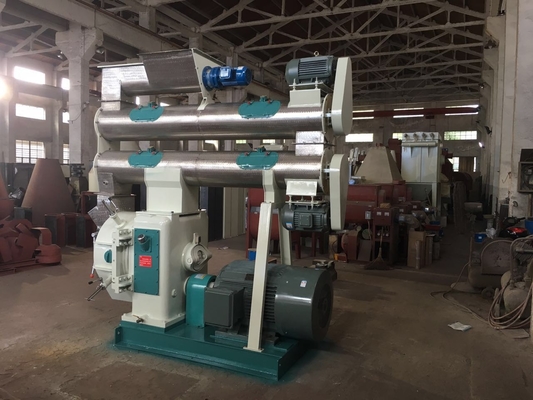 satın al 160kw 20th Ring Die Ahşap Pelet Değirmeni Tavuk Balığı Sığır Yemi Yapma Makinesi online manufacture
