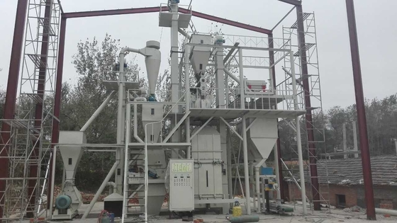 satın al Ring Die Biyokütle Odun Pelet Üretim Hattı 180kw online manufacture