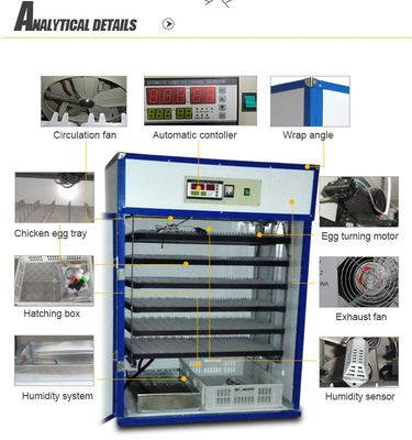 satın al Tam Otomatik Civciv Kuluçka Makinası 3000 Yumurta Kuluçka Makinası online manufacture